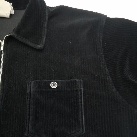 Jones Studio Sport Men's Size Medium Straight Fit Black 1/4 Zip Pullover - Picture 6 of 9